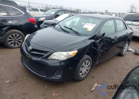 2011 Toyota Corolla Le z USA, uszkodzony, nr VIN 2T1BU4EE3BC651124